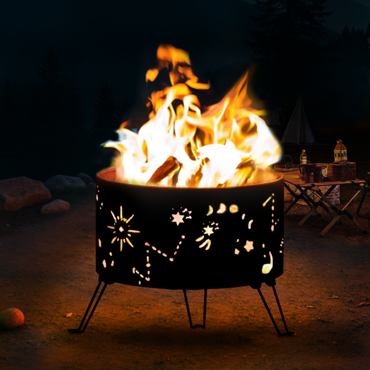 코멧 아웃도어 접이식 별빛 화로대 대형  수납가방