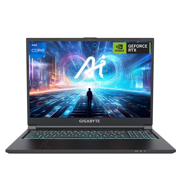 기가바이트 2024 게이밍 G6 16 코어i7 인텔 13세대 지포스 RTX 4060, Iron Gray, 512GB, 16GB, Free DOS, G6 KF-H3KR85