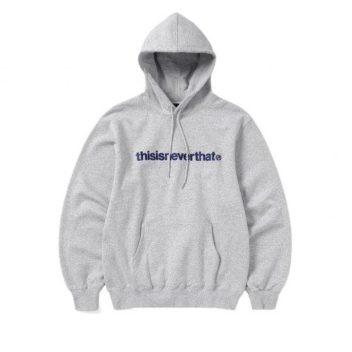 디스이즈네버댓 후드티 (FW23) T-Logo Hoodie Heather Grey 360245