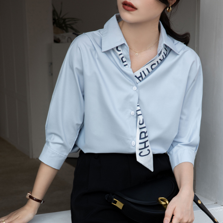 루나모드 여성 셔츠, 블라우스, 7부소매 셔츠,,K0006