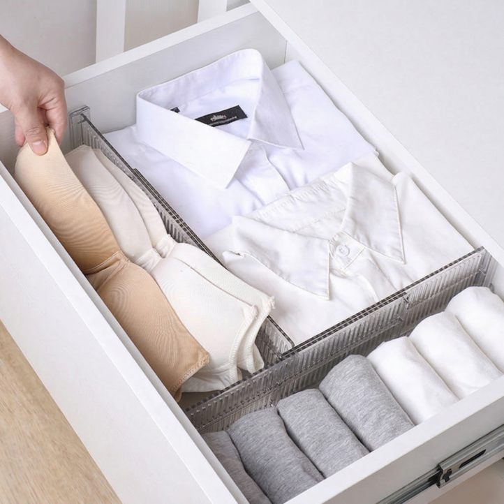 가로세로호환 길이조절 옷장 서랍 속옷정리 칸막이 4P