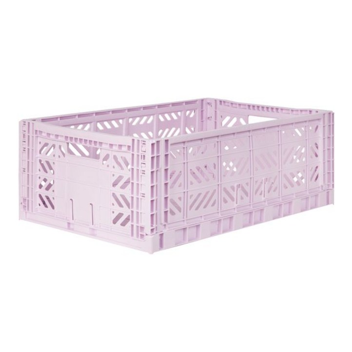 아이카사 폴딩박스 L lilac_Passive Lock 22cm, lilac, 3개