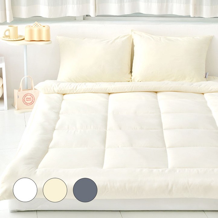 호텔 극세사 차렵 이불 사계절 알러지 케어 항균 숙면 이불 피그먼트 워싱 슈퍼 싱글 퀸 킹