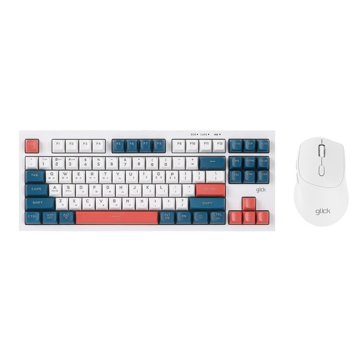 지클릭커 오피스프로 WMK50 사일런스 M 무소음 무선 블루투스 87 키보드 마우스 세트 Gundam 지클릭커 오피스프로 WMK50 사일런스 M 무소음 무선 블루투스 87 키보드 마우스 세트 Gundam