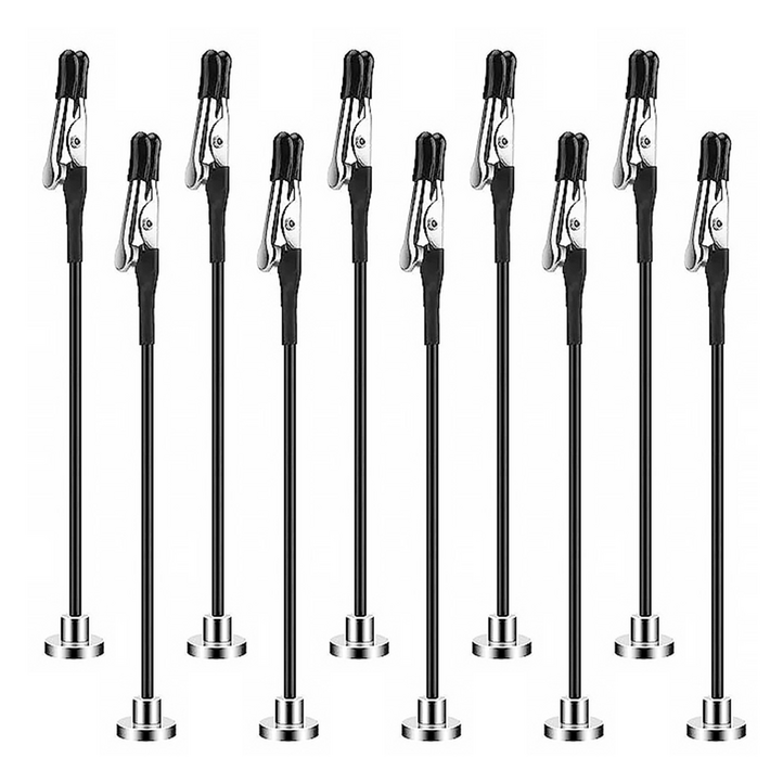 리브문 모기향 고정 집게 자석 홀더 블랙, 10개