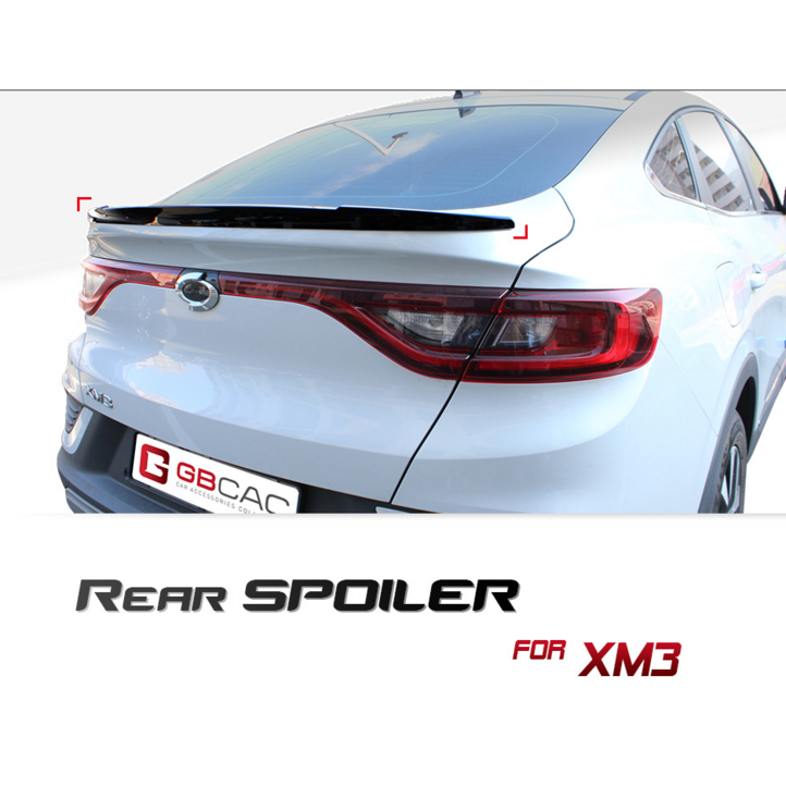 거빈 스포일러 자동차 리어스포일러 국산 립스포일러 튜닝, XM3