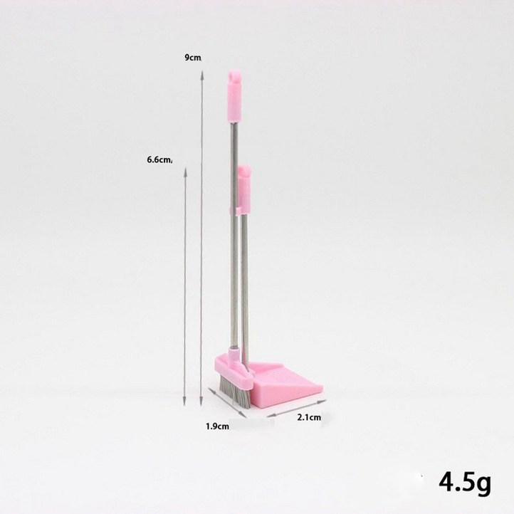 112 인형의  미니어처 빗자루  라이프 청소 도구 DIY 샤워 모델 장식