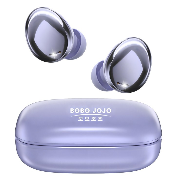 BOBOJOJO버즈 무선 블루투스 이어폰 방수 스포츠 미니 C Type 이어폰, 퍼플 BOBOJOJO버즈 무선 블루투스 이어폰 방수 스포츠 미니 C Type 이어폰, 퍼플