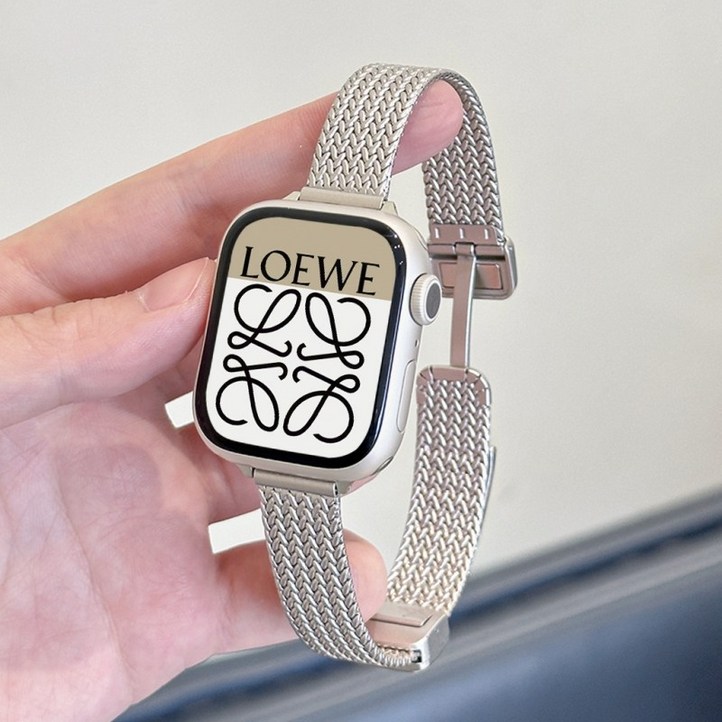 아이라 애플워치 호환 슬림 메탈 스트랩 밴드 384041mm