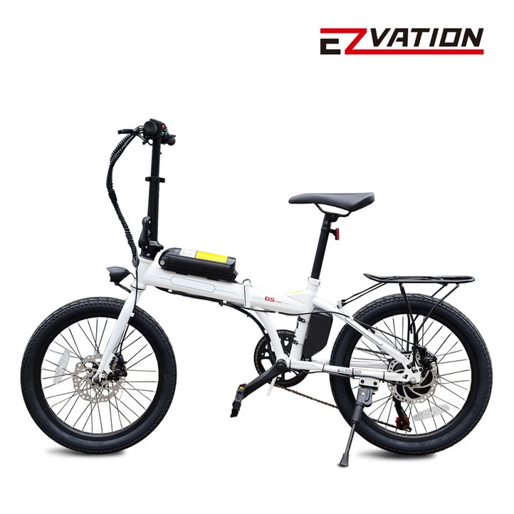 이지베이션 BS미니 전기자전거 18kg 36V 500W 접이식 자전거 배터리 탈부착