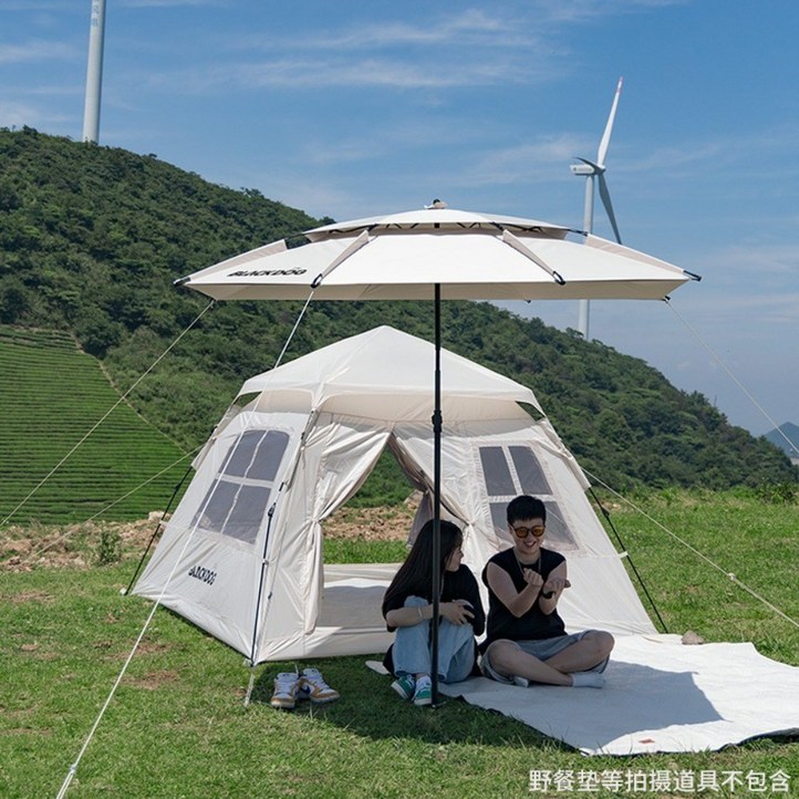 블랙독 원터치 자동 오토 텐트 캠핑 백패킹 피크닉 20230325