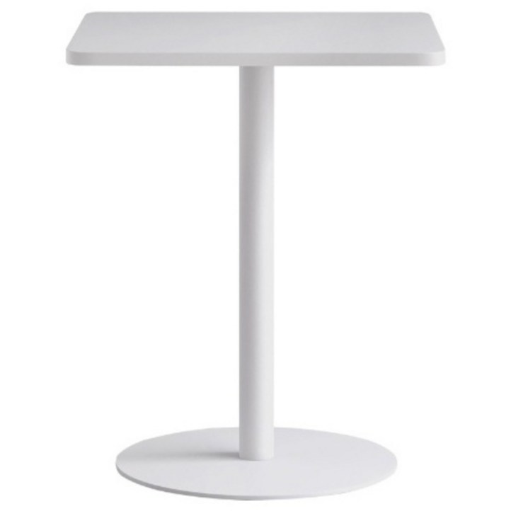 메블르 사각 철제 테이블 올스틸 인테리어 식탁 카페 테이블, 화이트