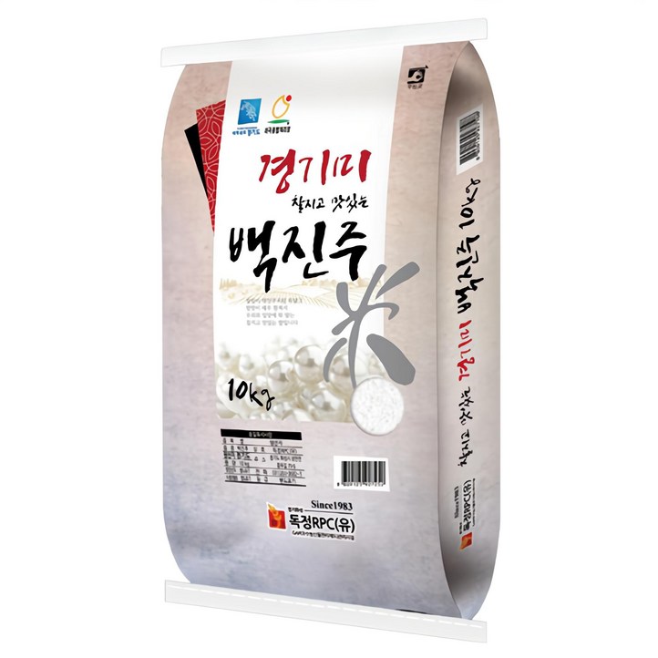 독정RPC 2024년산 햅쌀 경기미 백진주 쌀 독정RPC 2024년산 햅쌀 경기미 백진주 쌀