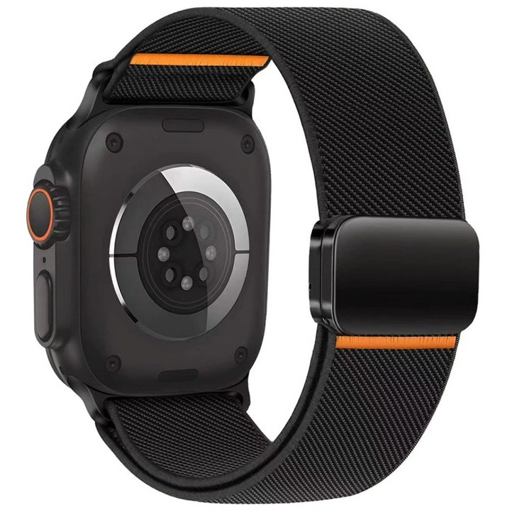 BuGeum 애플워치 호환 나일론 스포츠 스트랩 49 46 45 44 42 41 40 38mm