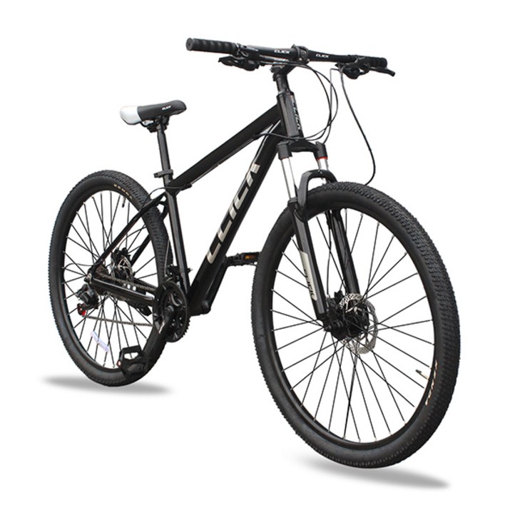 29인치 MTB 자전거 시마노 24단 유압식 클릭 토브29D 2세대, 1개, 180cm, 유광블랙미조립