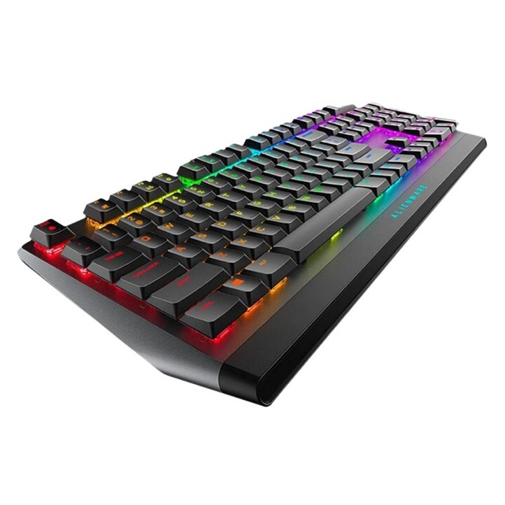 델 에일리언웨어 RGB 기계식 게이밍 키보드, 블랙, AW510K, 체리 mx숏적축