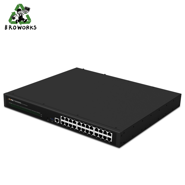 아이피타임 기가비트 24포트 유선 공유기 듀얼파워장착 VPN 고성능 T24000NS