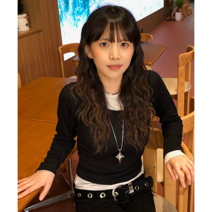 로엠 여성용 배색 레이어드 티셔츠