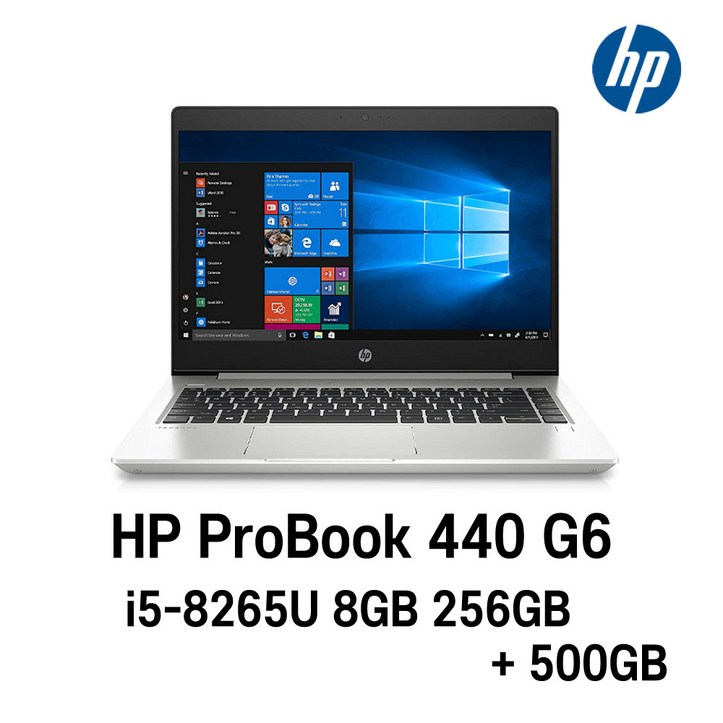 HP ProBook 440 G6 i5-8265U Intel 8세대 Core i5-8265U 가성비 좋은노트북, ProBook 440 G6, WIN11 Pro, 8GB, 256GB, 코어i5 8265U, 단일색상