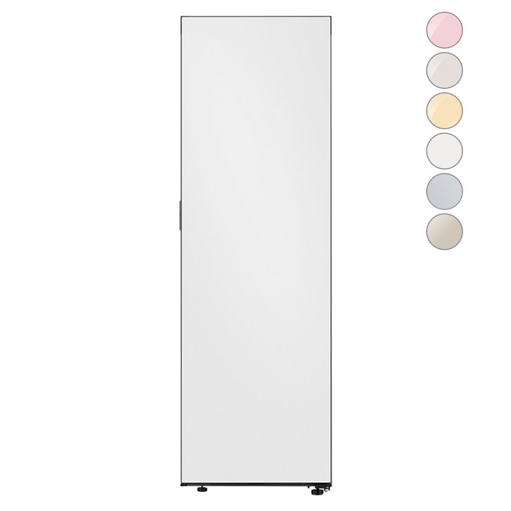 [색상선택형] 삼성전자 비스포크 우힌지 냉동고 방문설치, RZ34A7905AP, 코타 화이트