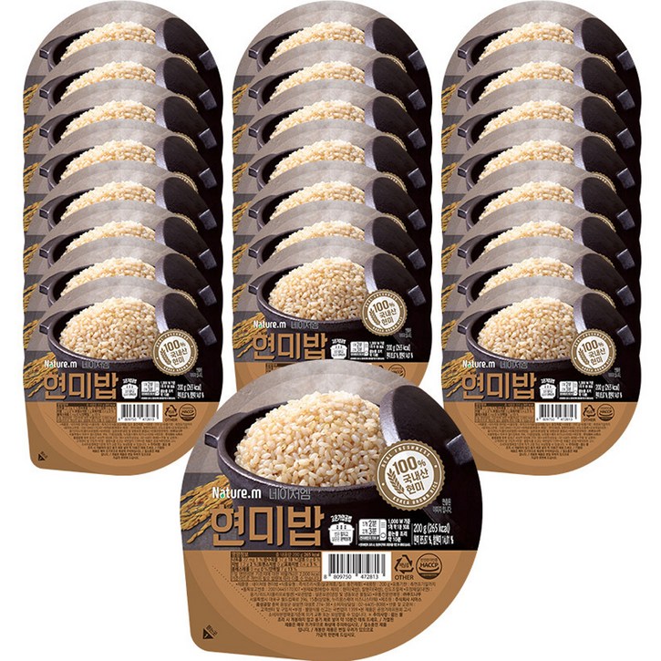 네이처엠 즉석 현미밥 네이처엠 즉석 현미밥