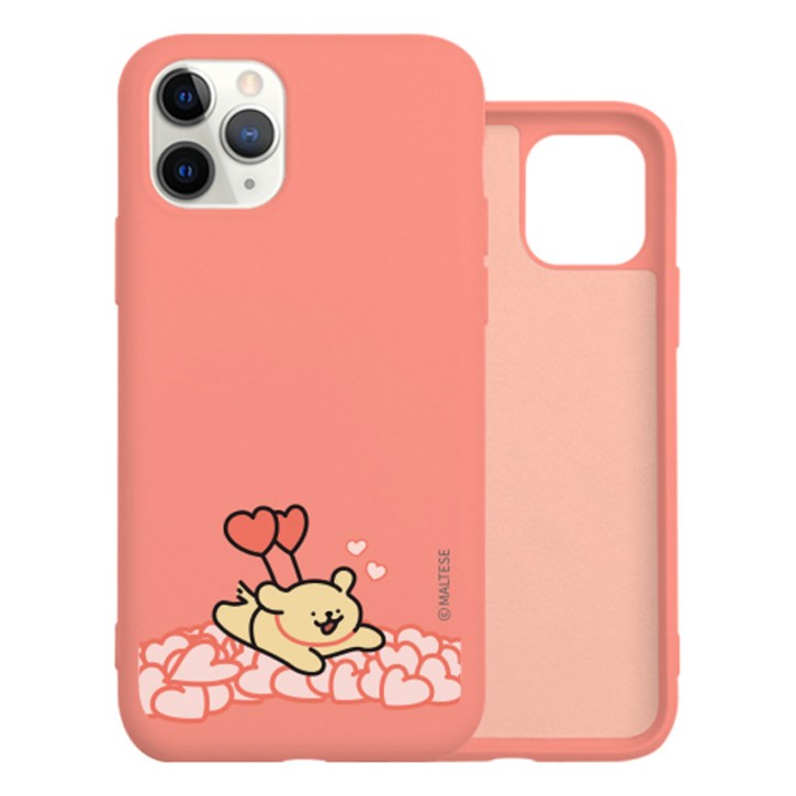 몰티즈 귀엽티즈 샤무드 컬러젤리 휴대폰 케이스