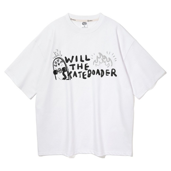 앨빈클로 SKATEBOADER 오버핏 반팔티 AST4522