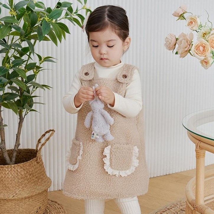 베베나인 아동용 덤블 멜빵 원피스