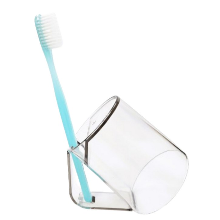 쏠트홍 거꾸로 물빠짐 양치컵 칫솔 거치대