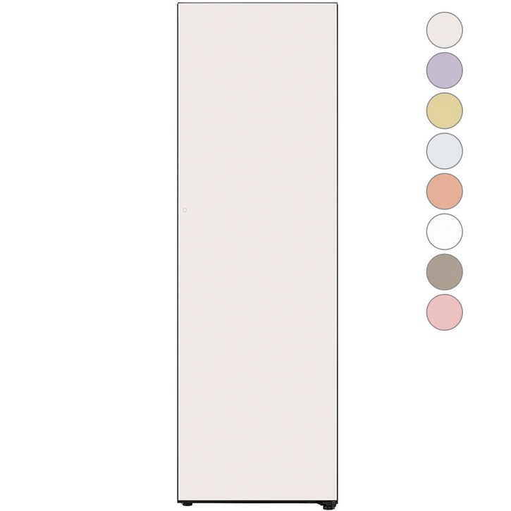 [색상선택형] LG전자 컨버터블 패키지 오브제컬렉션 냉장전용고 오토도어 X322AA3S 글라스 좌열림 방문설치 1
