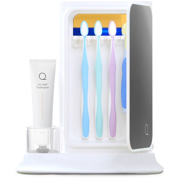 오투케어 POP아노다이징 가정용 칫솔살균기 스탠드+벽걸이형, Xi-600, 애쉬그레이