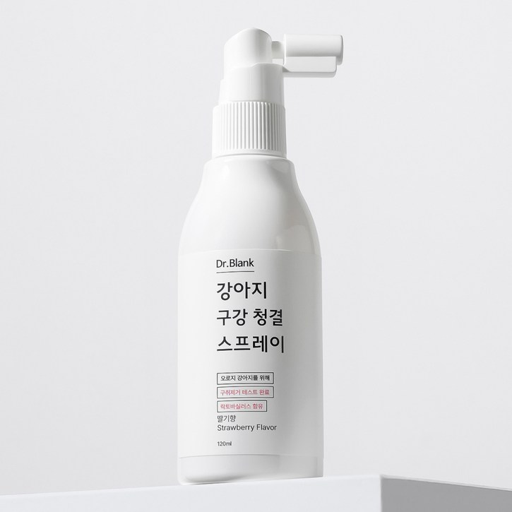 닥터블랭크 강아지 구강 청결 스프레이 딸기향