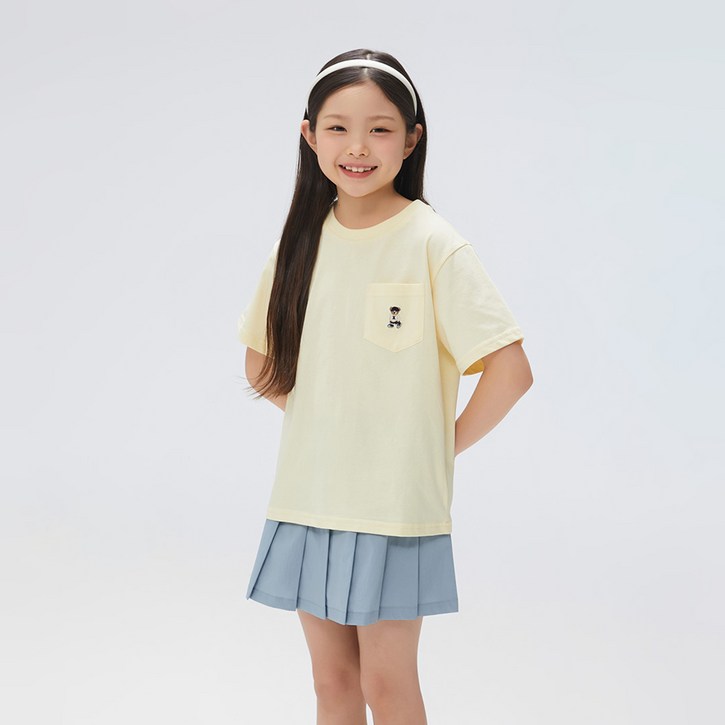 스파오 아동용 COOL 쿠디 포켓 반팔 티셔츠