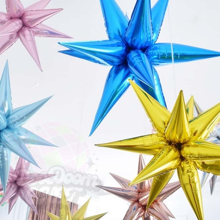 둠칫 중형 별방울 은박풍선 12개입