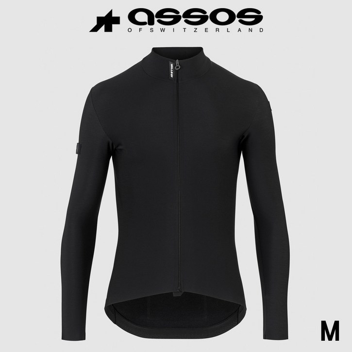 아소스 ASSOS 자전거 남자 긴팔상의 MILLE GT 2/3 LS JERSEY C2 BLACK SERIES