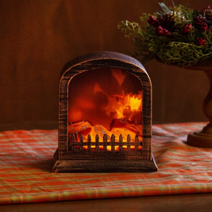 불멍 벽난로 모닥불 무드등 조명 램프 KA01