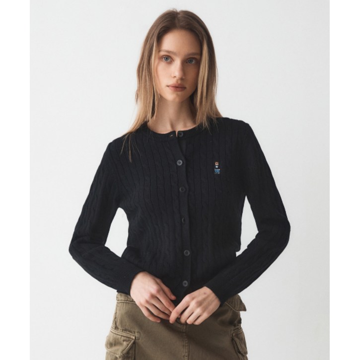 [후아유] Steve Cable Cardigan(F) / WHCKE1101F