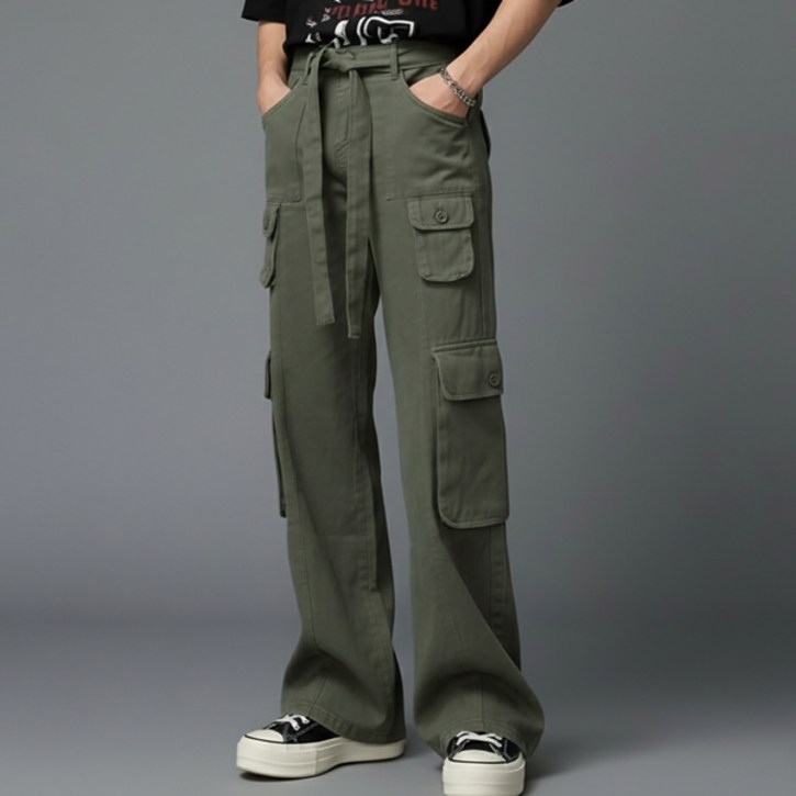 그루카 와이드 카고 팬츠