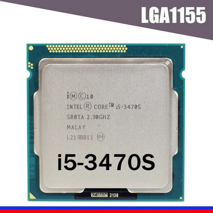 쿼드 코어 LGA 1155 i53470S 아이비 브릿지 i5 3470S 2.9GHz