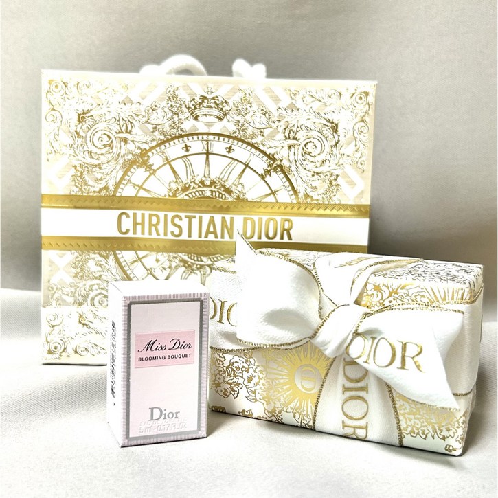 선물패키지포장 디올 향수 DIOR 미스 디올 블루밍 부케 오 드 뚜왈렛 향수 리본 포장쇼핑백사은품 르씨엘, 1개, 30ml