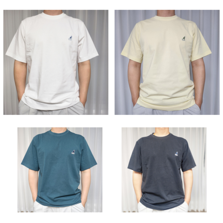 (국내매장정품) 캉골 클래식 로고 반팔 티셔츠 남녀공용 여름상의 라운드티 데일리룩 트레이닝셔츠 운동복 반소매티셔츠 출근복 여행룩 커플티