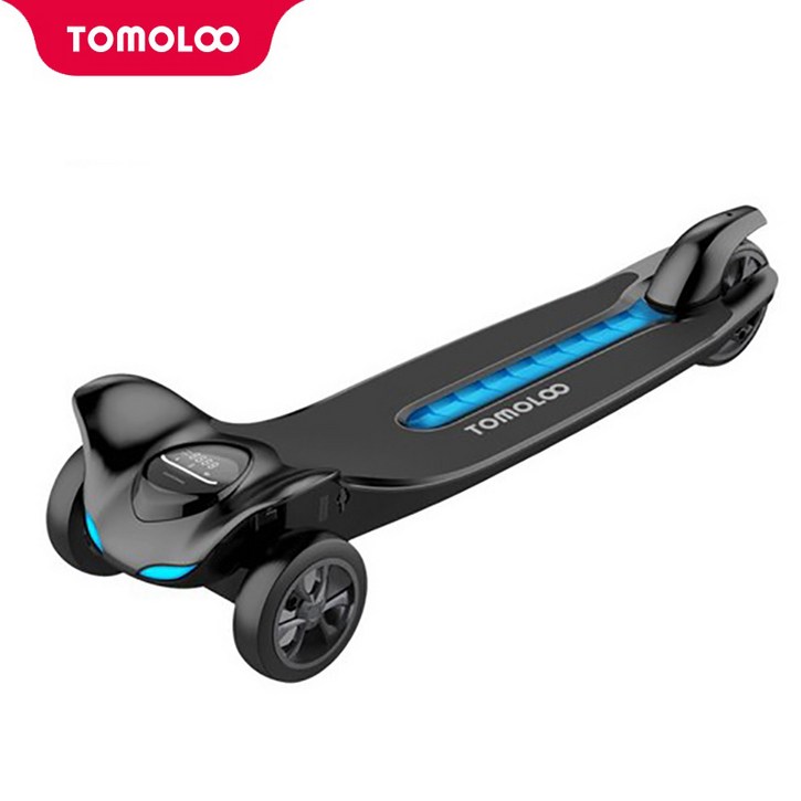TOMOLOO H3 스마트 무선 리모콘 3 륜 전동 스케이트보드 성인 학생 대보 폴딩 가능 휴대식 크루저보드, 블랙, H3 전동 스케이트보드