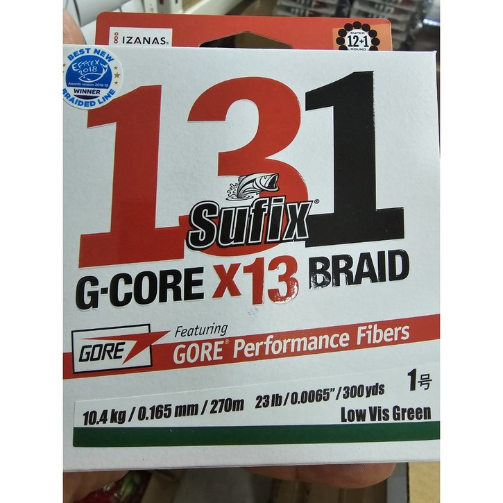서픽스 131 G-CORE 브레이드 270m 13합사 PE, 멀티 2호, 1개