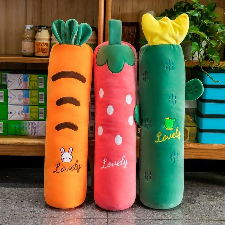 빼빼로 죽부인 인형 기념일선물 코튼푸드 롱쿠션