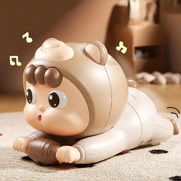 베베코지 노래하는 배밀이 장난감 아기 돌 터미타임, 1개