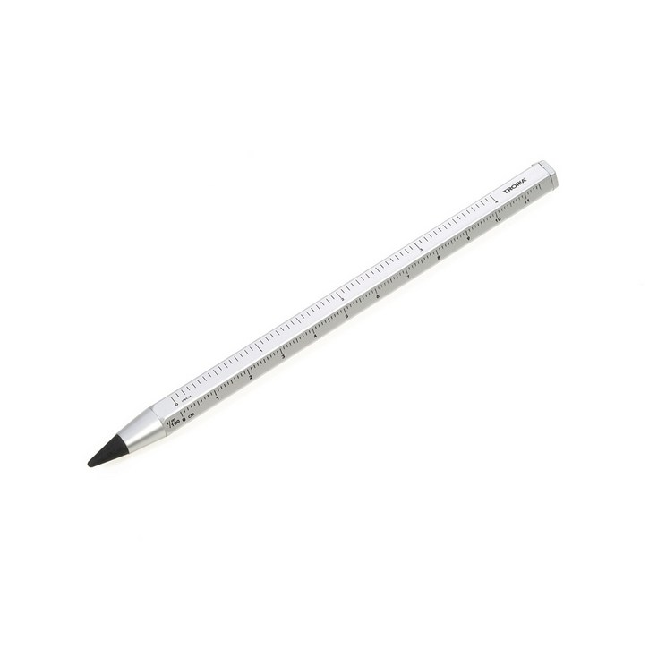 TROIKA CONSTRUCTION ENDLESS HB PENCIL HB만년연필 실버 PEN20SI, 단품