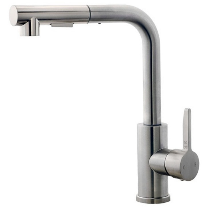 비욘드퍼니싱 주방수전 스텐 싱크대수전 주방 수도꼭지 SUS304 KC, 1개