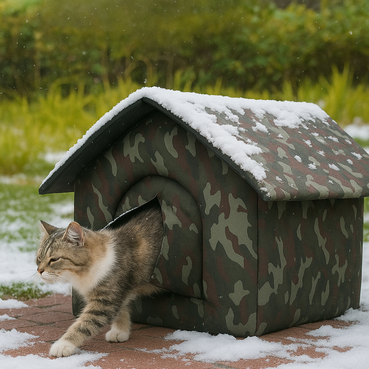 패링치즈 포근한 길고양이 집