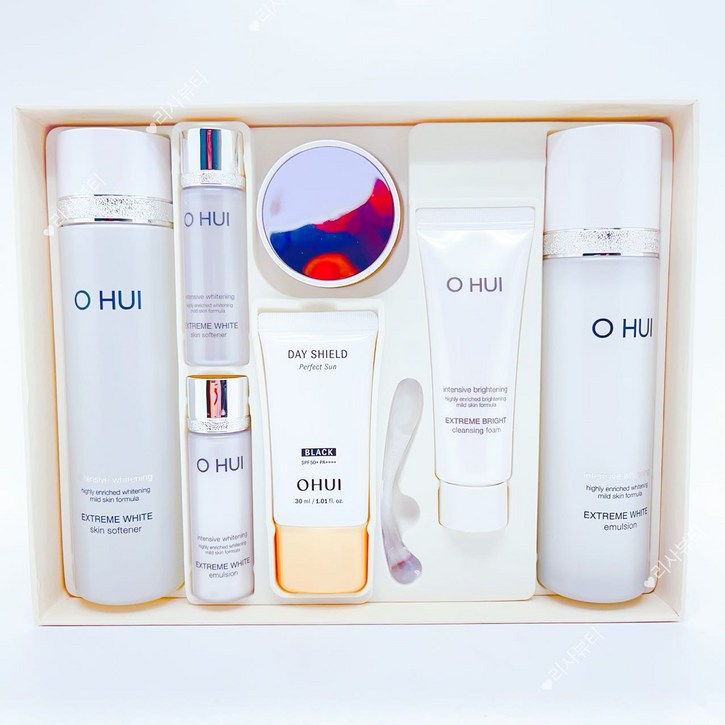 오휘 익스트림 화이트3종세트(스킨150ml+20ml+로션130ml+20ml+화이트크림20ml+폼40ml+선블랙30ml), 1세트