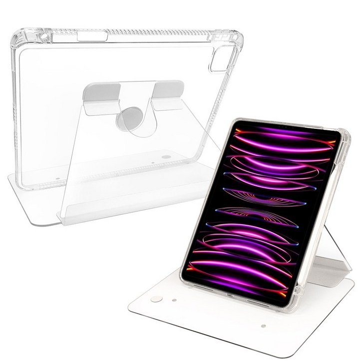 더조은셀러 아이패드 프로 에어 호환 쏙보여 스마트 커버 케이스